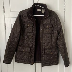 Vintage LL Bean quilted field coat